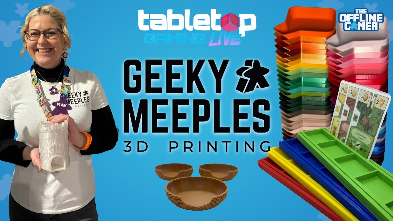 Geeky Meeples 3D Printing – Board Game Accessories Showcase | TGL 2026
