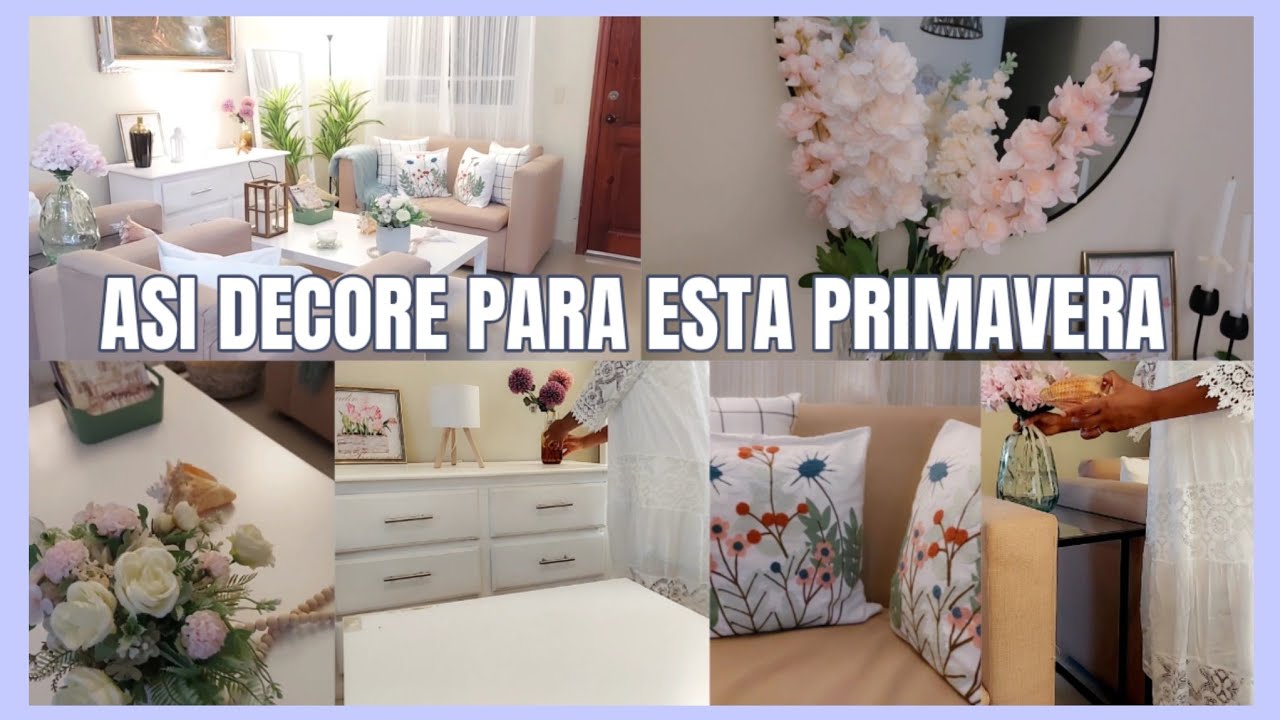 ASI DECORE PARA ESTA PRIMAVERA 🌸🪻