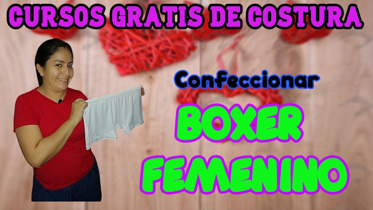 COMO HACER UN BOXER FEMENINO🩲