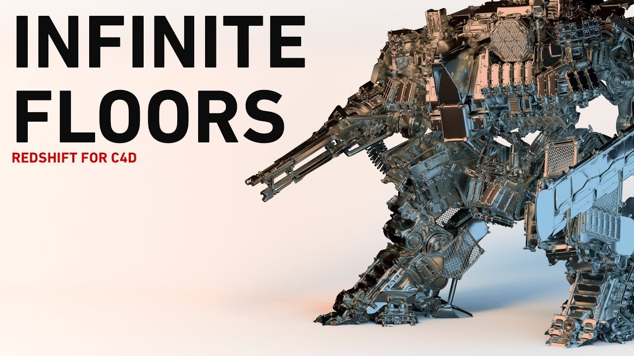 Redshift for Cinema4D: Infinite Floors Quick Tip