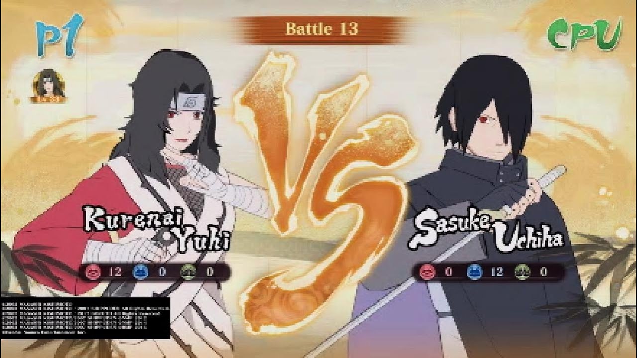 NXBUNSC: Kurenai Yuhi vs. RTB Sasuke Uchiha (Requested)