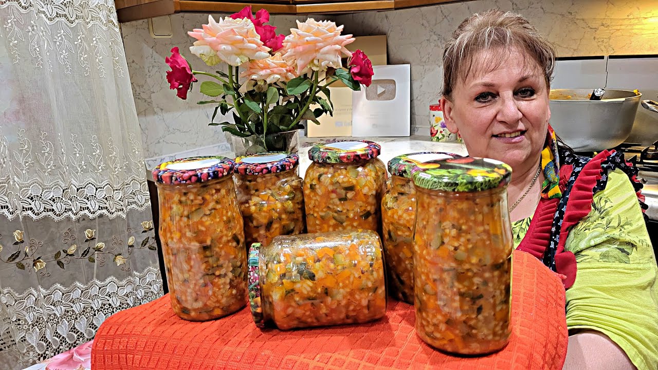 Каждый год увеличиваю количество баночек! Заготовки на зиму! ЗАПРАВКА ДЛЯ РАССОЛЬНИКА НА ЗИМУ👍🏻😋