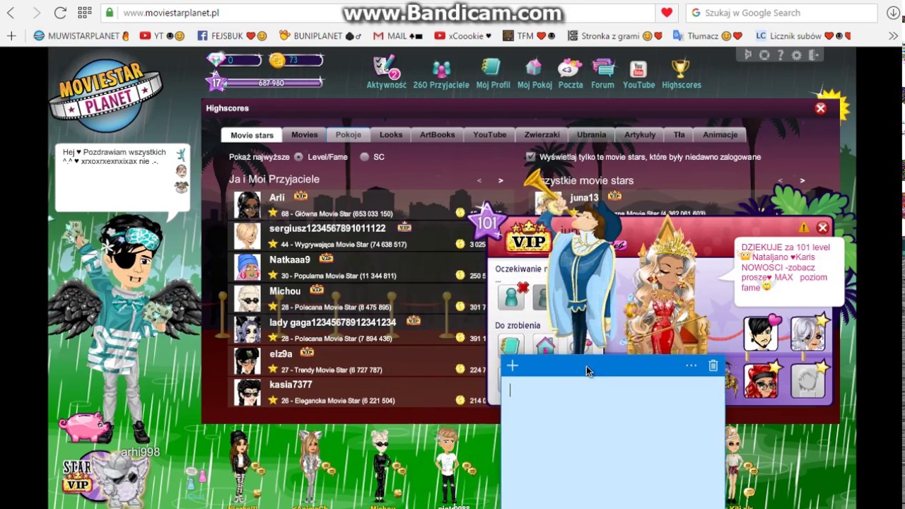MovieStarPlanet #10 - juna13 ma 101 lvl o-o