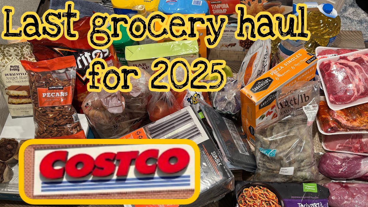 Grocery shopping before New Year at Costco//