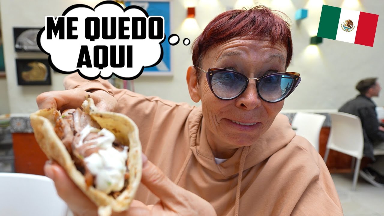 😱 POR CULPA DE ESTOS TACOS MAMÁ RUSA YA NO QUIERE REGRESAR a RUSIA | TACOS ARABES en PUEBLA, MÉXICO