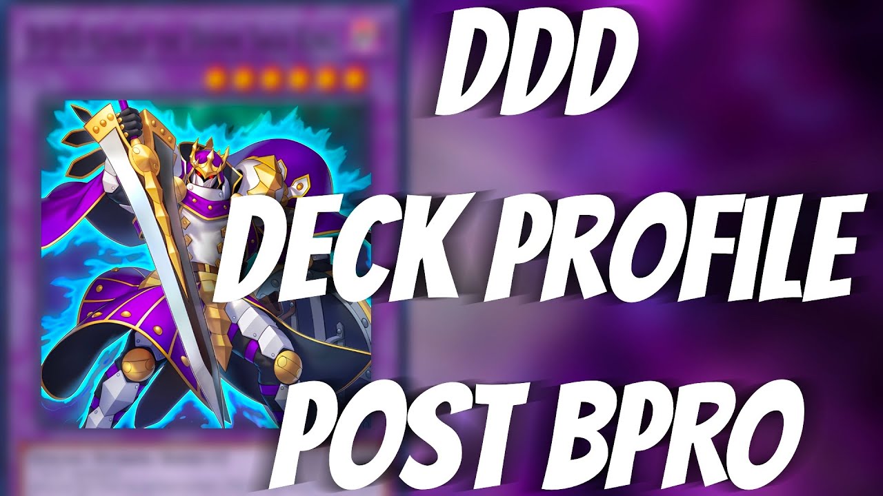 YuGiOh | DDD Deck Profile! | Post BPRO! | April Format!