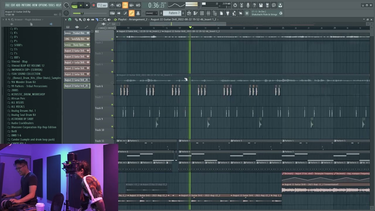 SIMON SERVIDA MAKES ANOTHER SLOW DRILL SONG IN FL STUDIO!