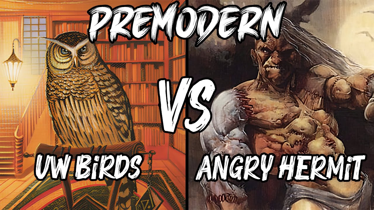 UW Birds VS Angry Hermit. Premodern MTG