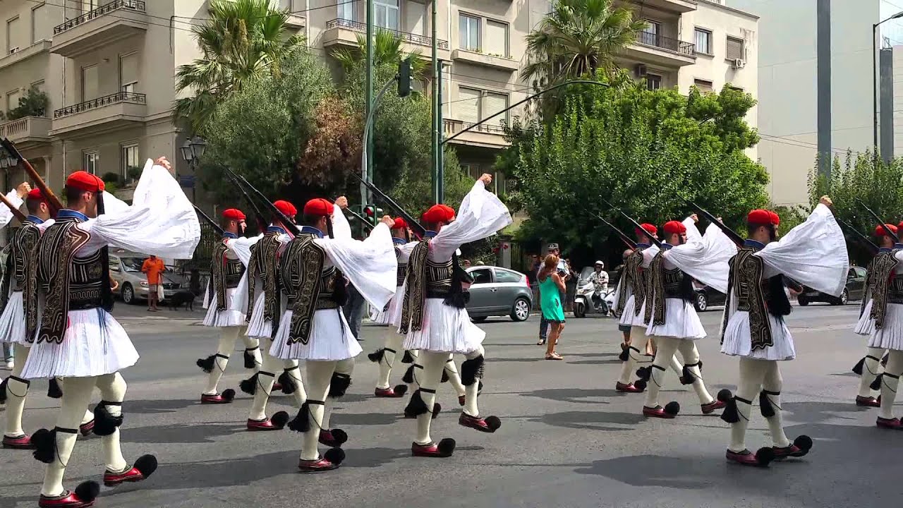 EVZONES marching back to barracks
