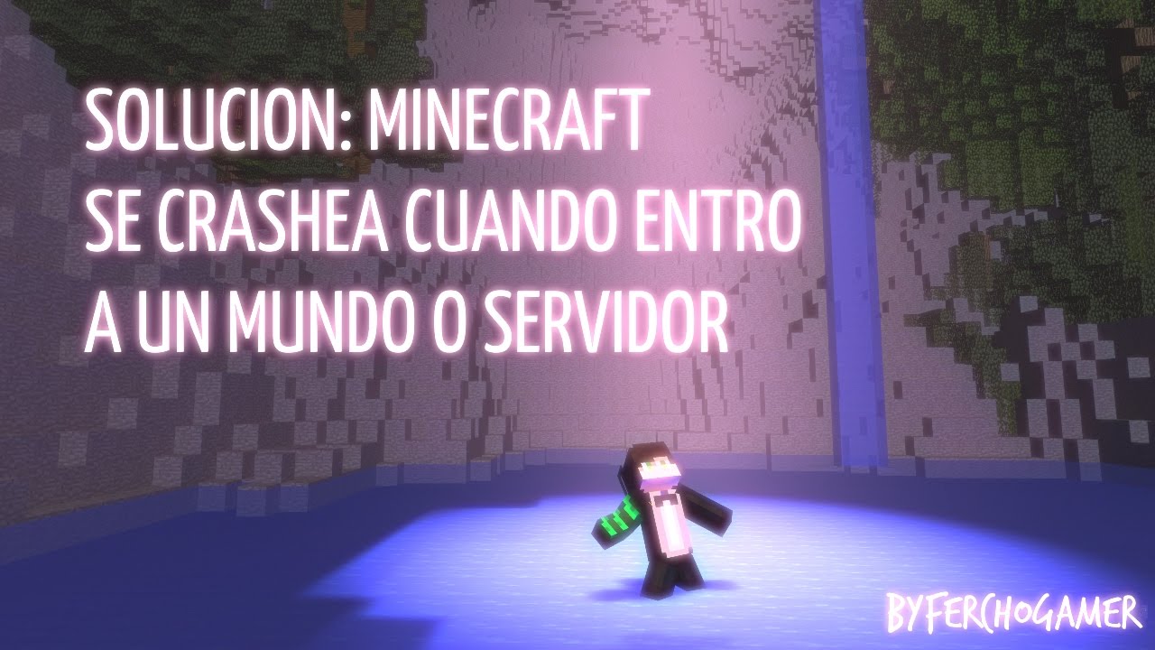 SOLUCION: MINECRAFT 1.10 SE CRASHEA CUANDO ENTRO A UN MUNDO O SERVIDOR | MINECRAFT TUTORIAl