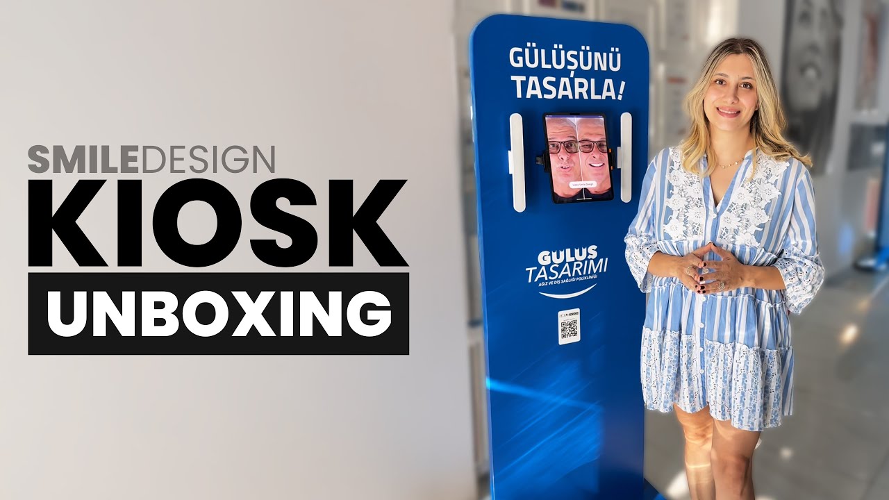 Smile Design Kiosk Unboxing - Yapay Zeka Gülüş Tasarımı Kutu Açılımı