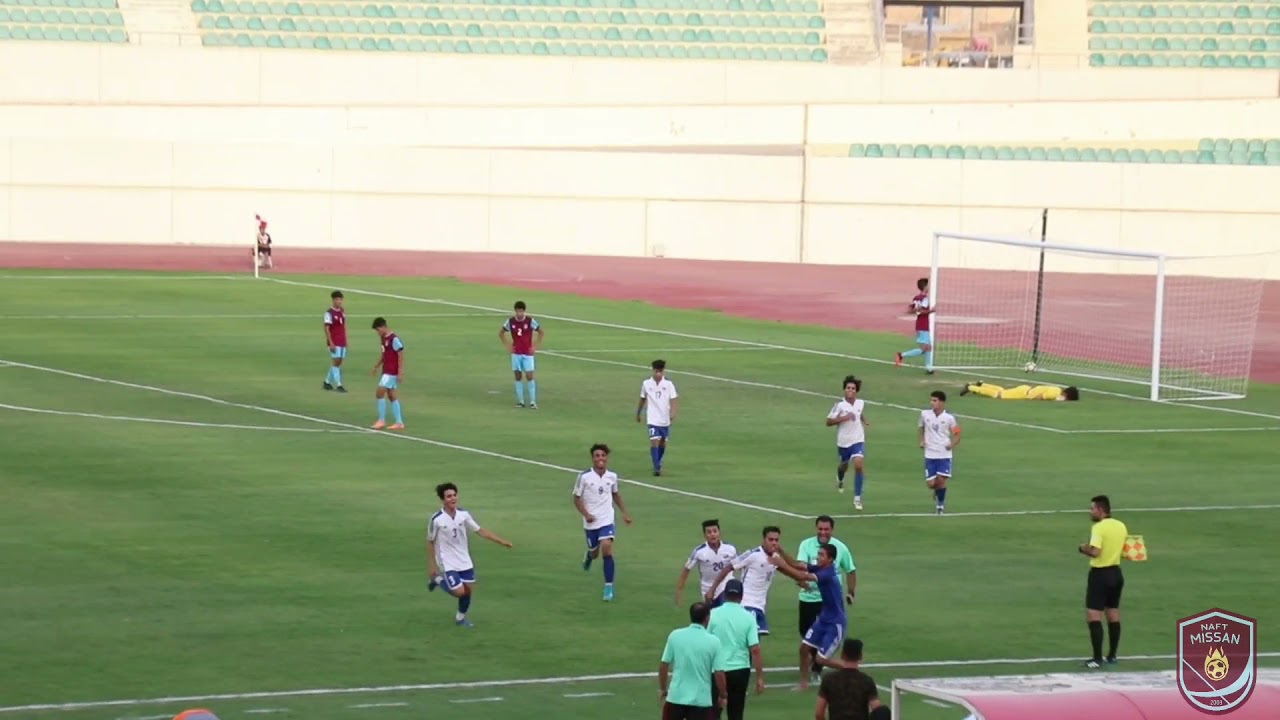 اهداف المباراة ... شباب نفط ميسان 2-1 شباب النجف / الدوري العراقي الممتاز للشباب