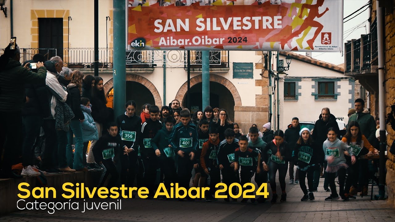 San Silvestre categoría juvenil Aibar/Oibar 2024