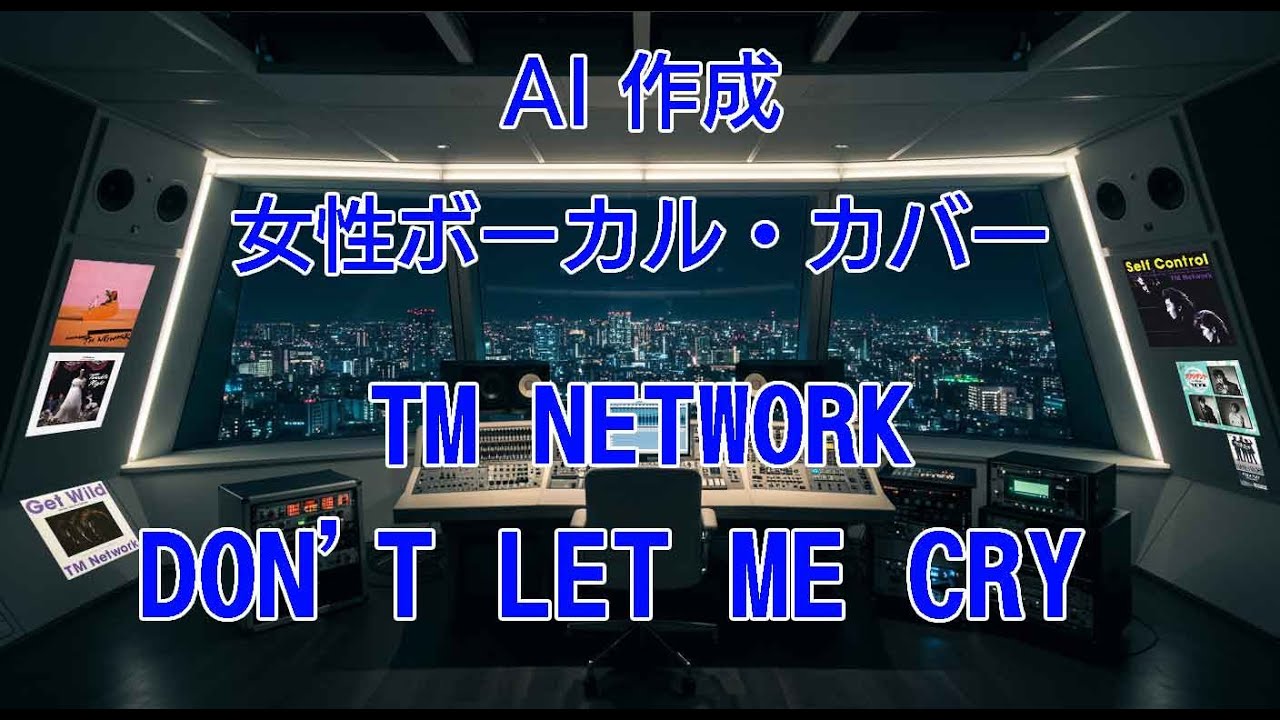 【AI Cover】DON'T LET ME CRY #tmnetwork【女性ボーカル・カバー】