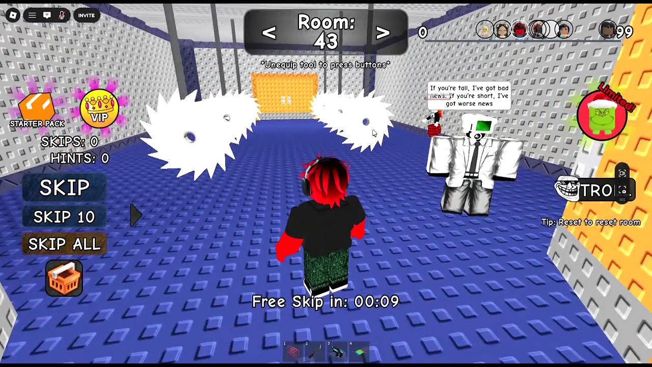 playing 99 rooms again (I RAGED QUIT)