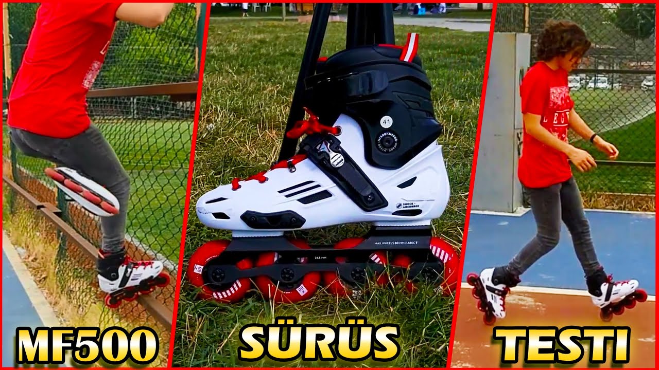 OXELO MF500 SÜRÜŞ TESTİ  ( slide slalom zıplama )