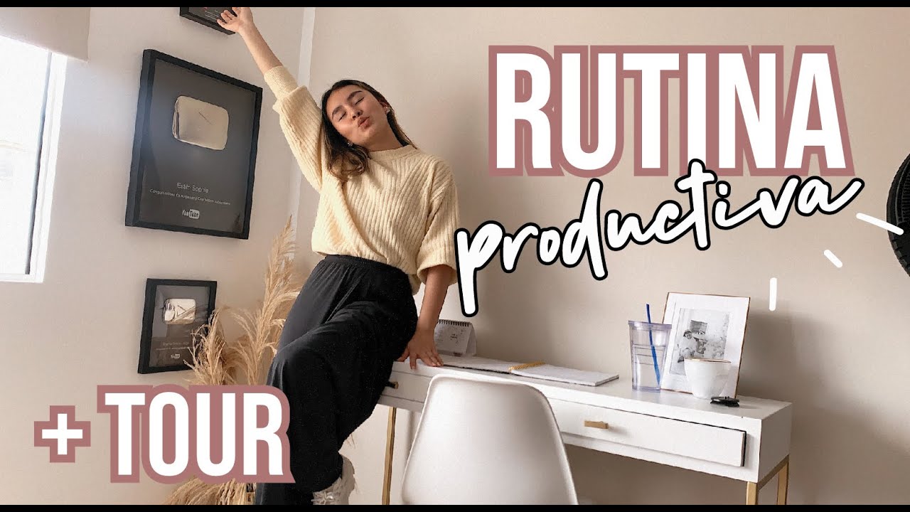 UN DÍA PRODUCTIVO DE ESCUELA ONLINE + Tour por mi escritorio - Sophie Giraldo