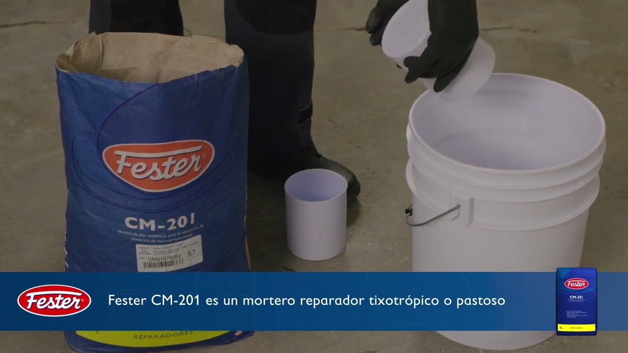 Cómo reparar elementos constructivos con FESTER CM - TUTORIAL COMPLETO