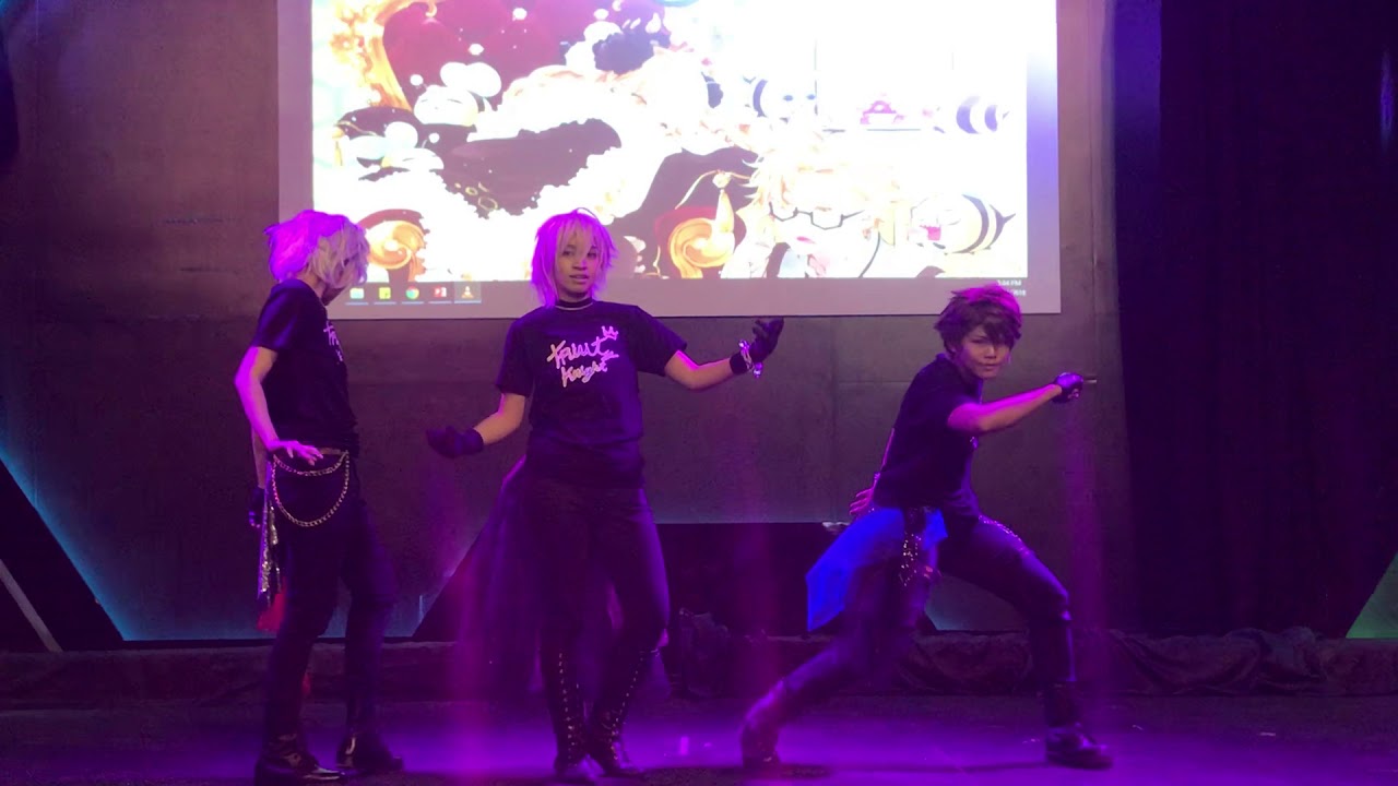 Leopard eyes and Secret night Trigger cover dance By Trinity knight At Anipark 2018