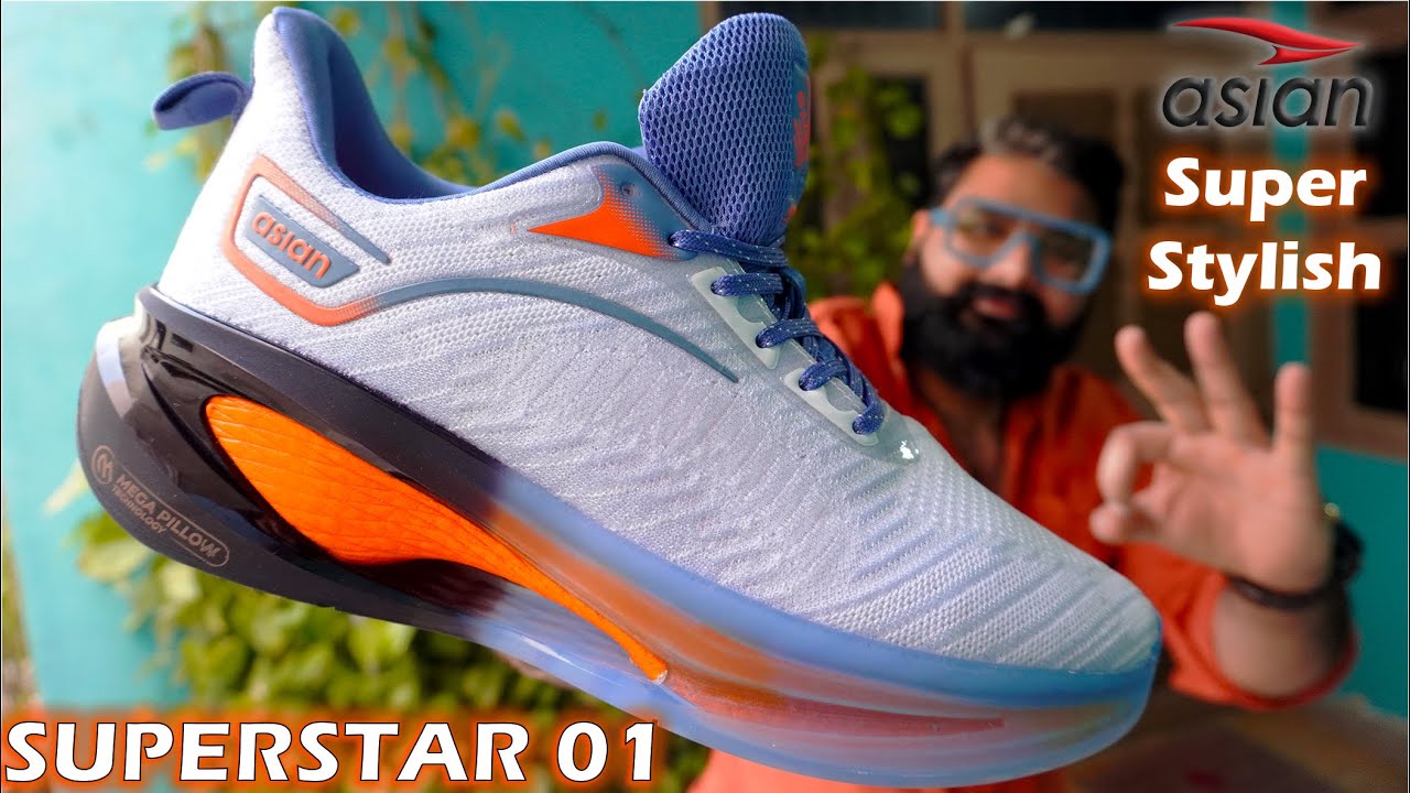 Asian Superstar 01 Unboxing | Asian Superstar running shoes | budget running shoes for men by Asian
