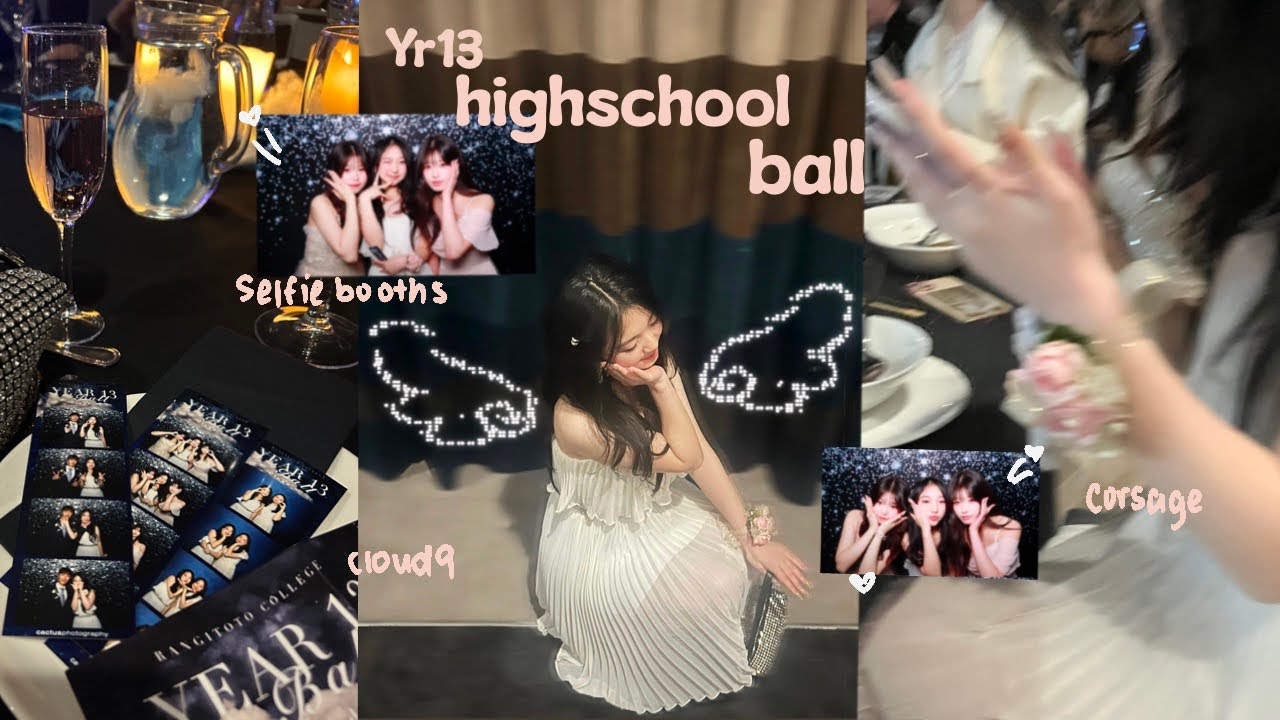 Last highschool ball vlog ☁️✨