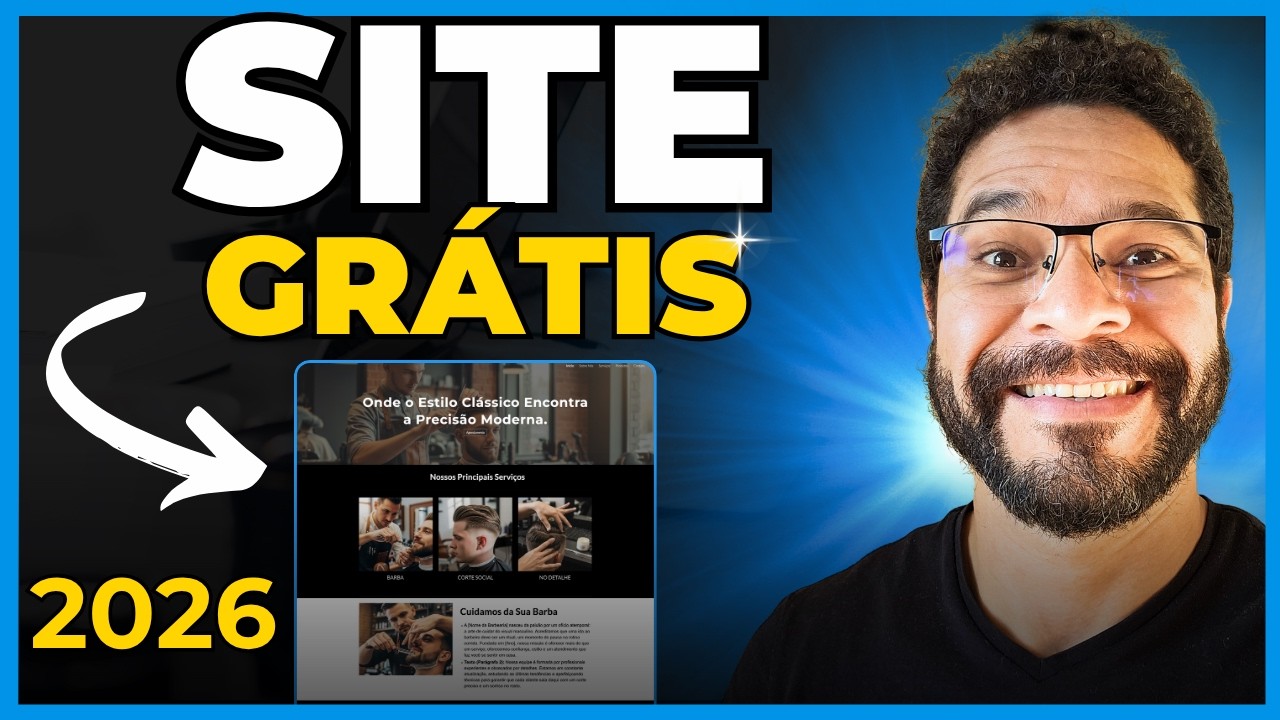 Como CRIAR um SITE GR&Aacute;TIS | DOM&Iacute;NIO E HOSPEDAGEM DE GRA&Ccedil;A   TUTORIAL COMPLETO