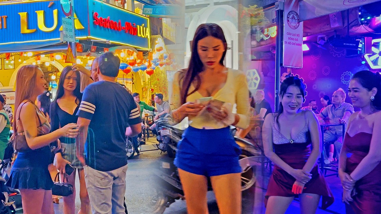 Vietnam Nightlife 2026 - Ho Chi Minh City (Saigon) After Dark - Bui Vien Walking Street