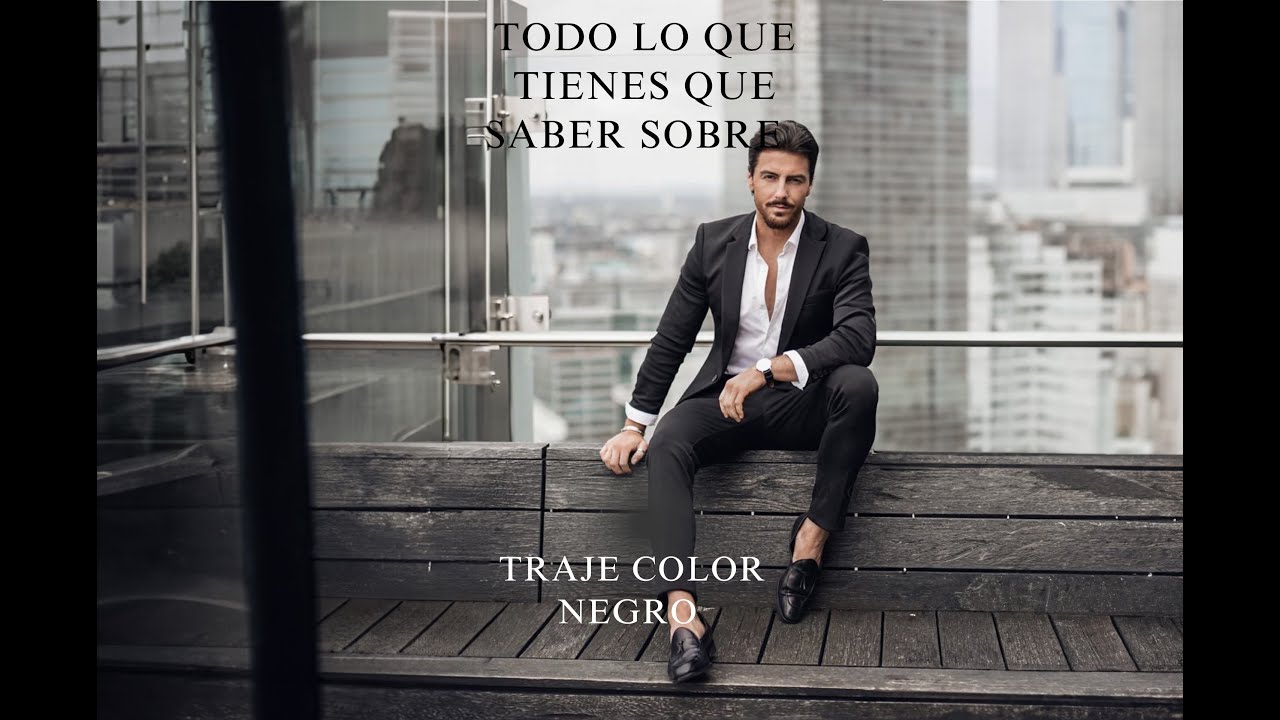 Domina el Estilo: Tips para Lucir un Traje Negro con Elegancia | Moda Masculina