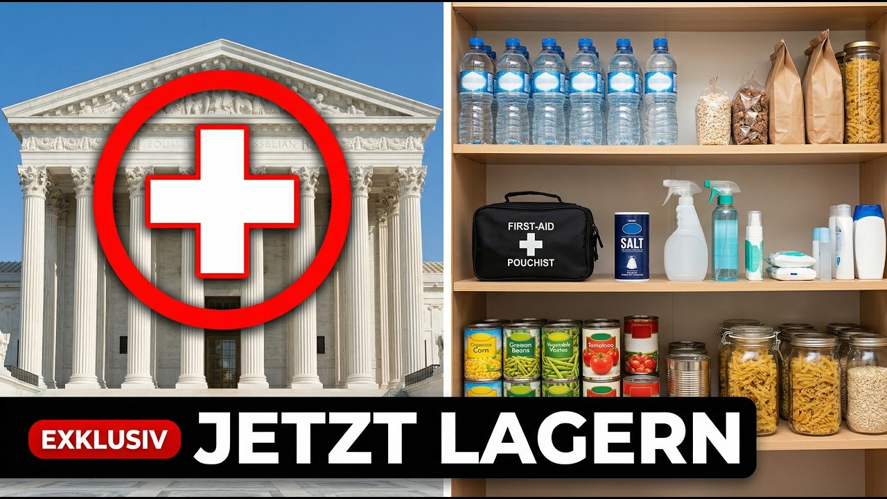17 dringende Dinge, die das Rote Kreuz sagt, dass du JETZT lagern musst