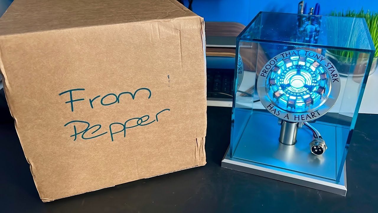 Iron Man Arc Reactor Movie Prop UNBOXING (Proof Tony Stark Has a Heart)
