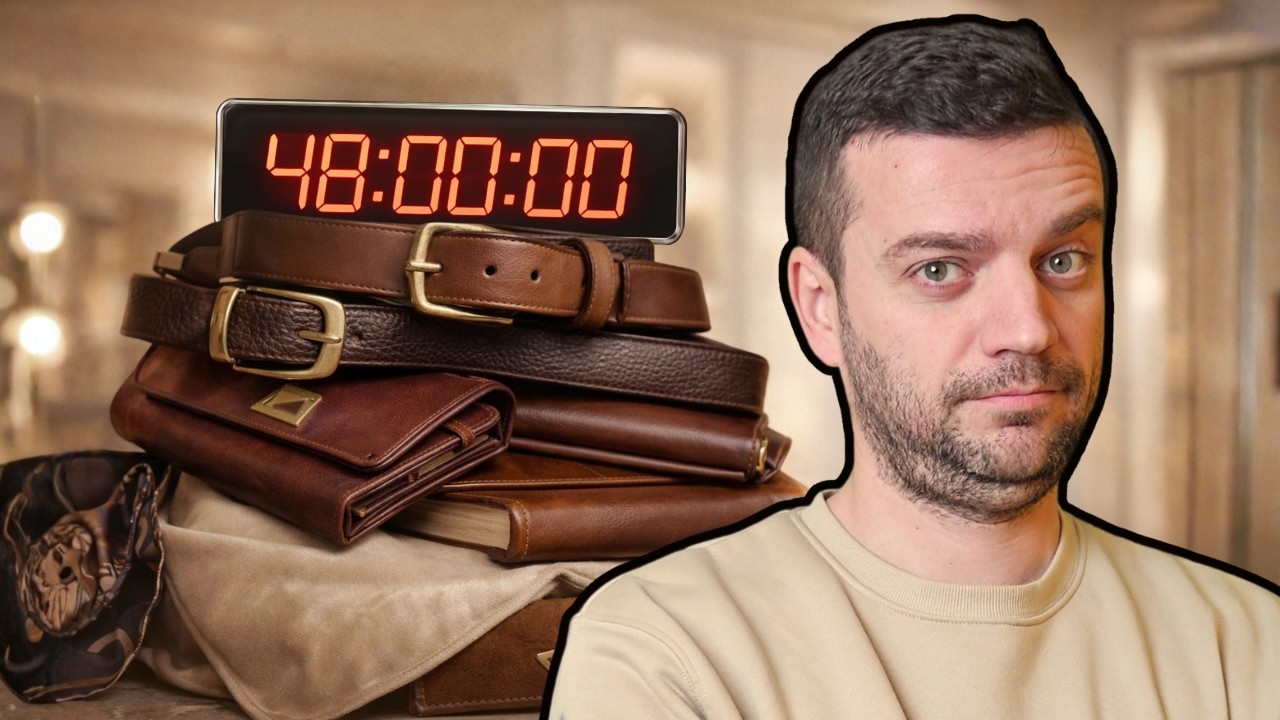 I Built A Luxury Leather Brand In 48 Hours