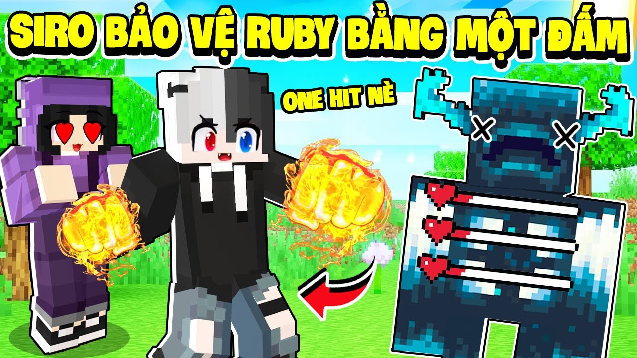 Noob Ruby Thử Thách 24h Sinh Tồn Nhưng Sẽ Được SIRO BẢO VỆ Chỉ Bằng 