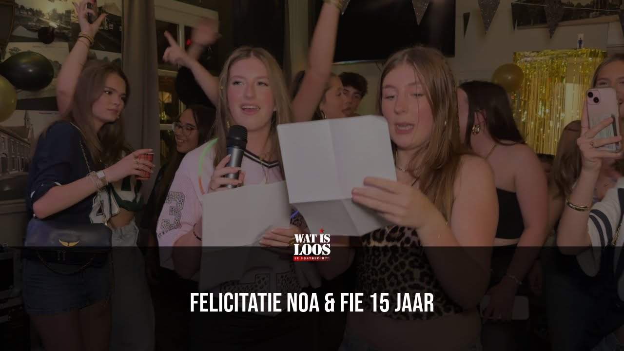 FELICITATIE NOA & FIE 15 JAAR
