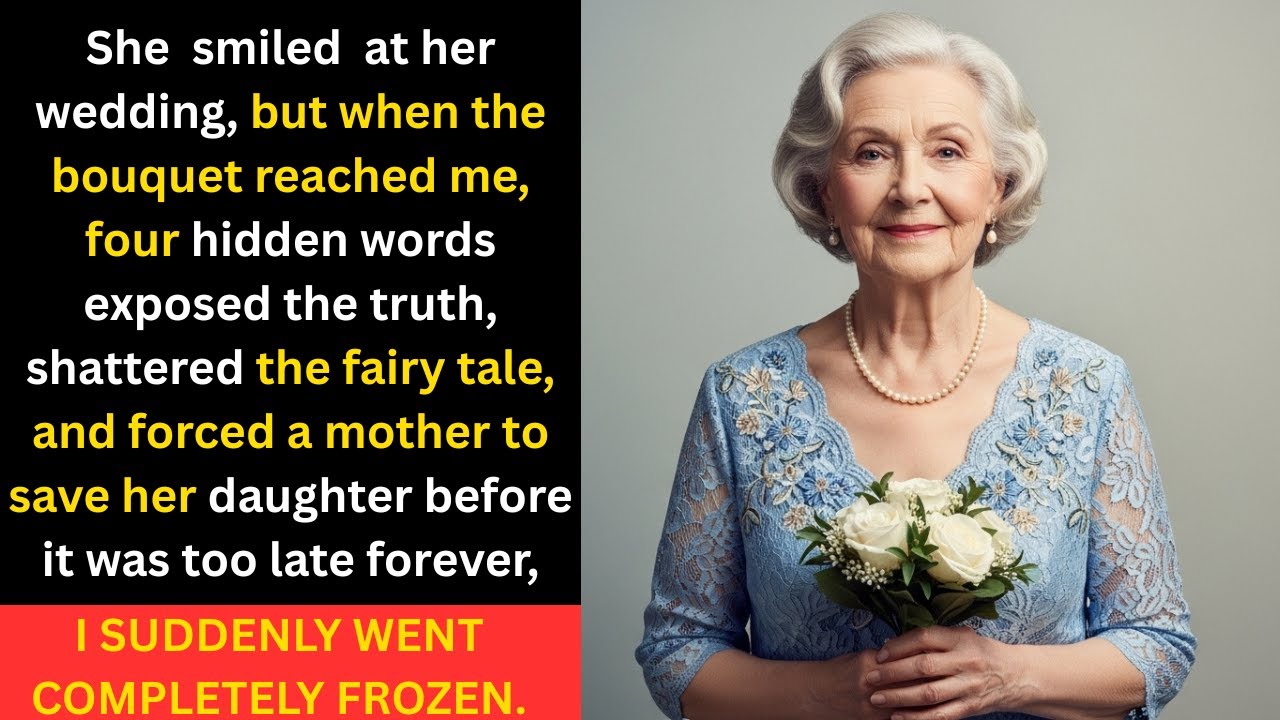 At My Daughter’s Wedding, She Threw Me the Bouquet — The Note Inside Changed Everything