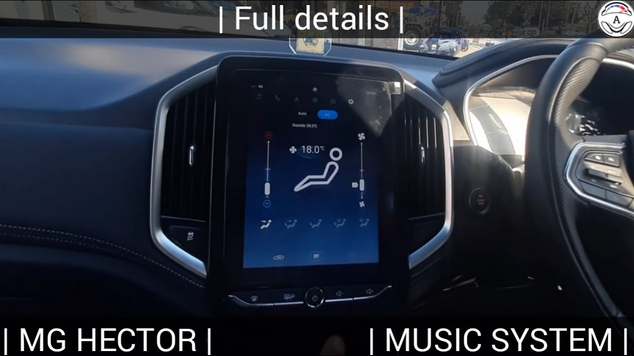 MG HECTOR | Music system | Full details |  voice command |