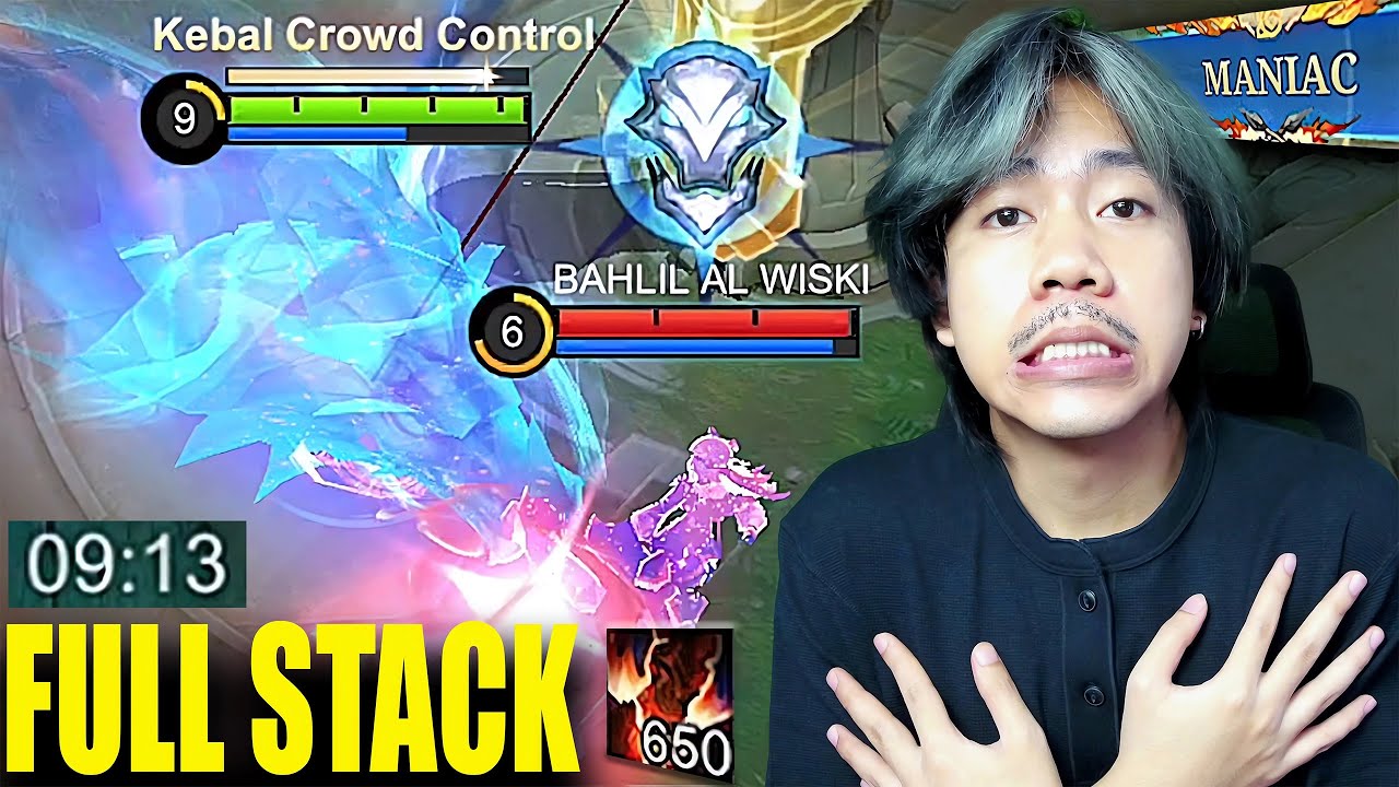 ALDOUS 9 MENIT 650 STACK TERTAWA TAPI TERLUKA - Mobile legends