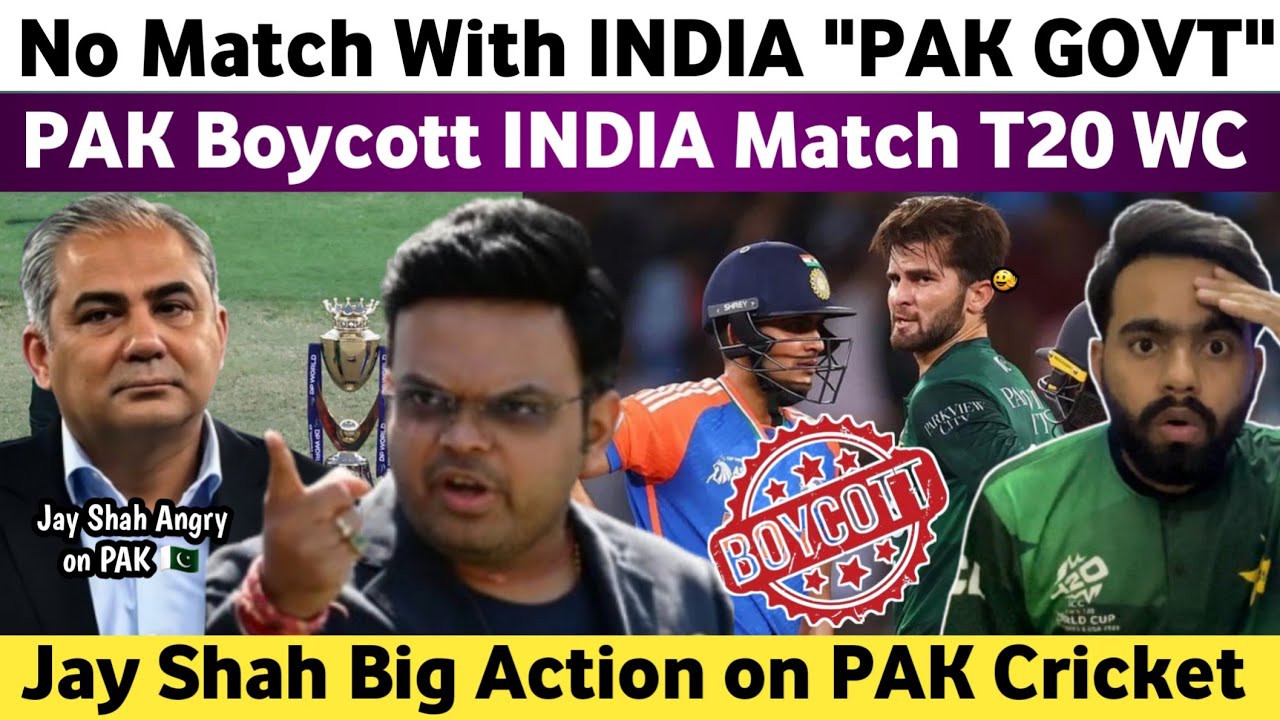 Big News : No Match With India - Pak Govt | Pakistan To Boycott T20 WC 2026 Match Against India |