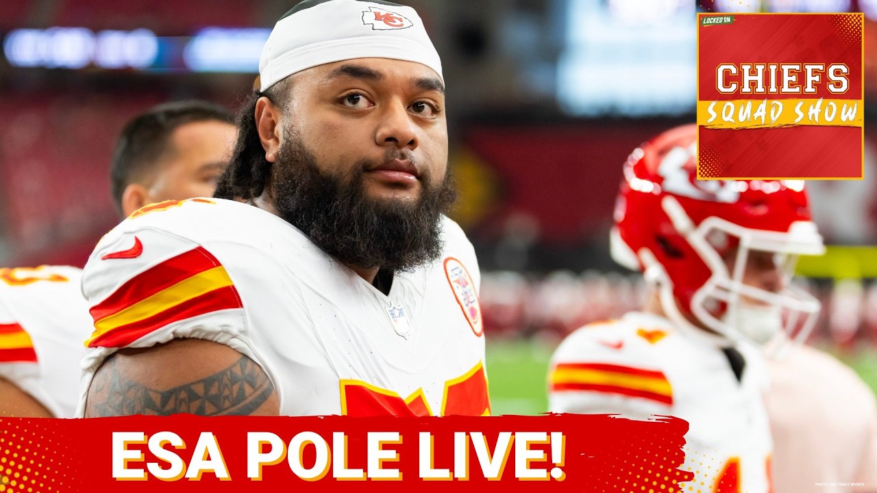 CHIEFS SQUAD SHOW: Esa Pole Talks Eric Bieniemy LIVE From Super Bowl LX Radio Row
