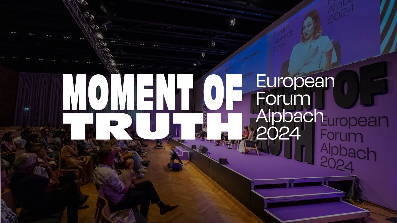 European Forum Alpbach 2024 | Moment of Truth