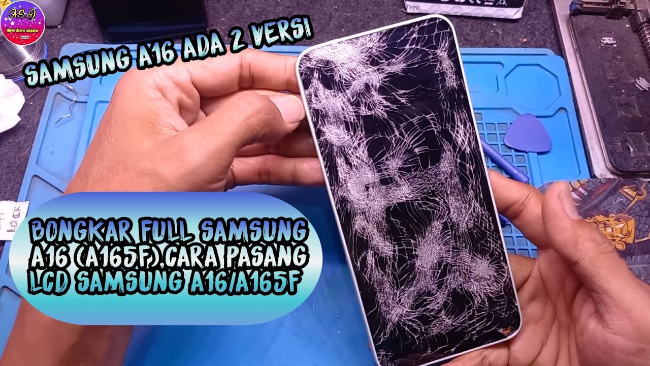 CARA BONGKAR FULL SAMSUNG A16 (a165f),CARA PASANG LCD SAMSUNG A16/a165f‼️
