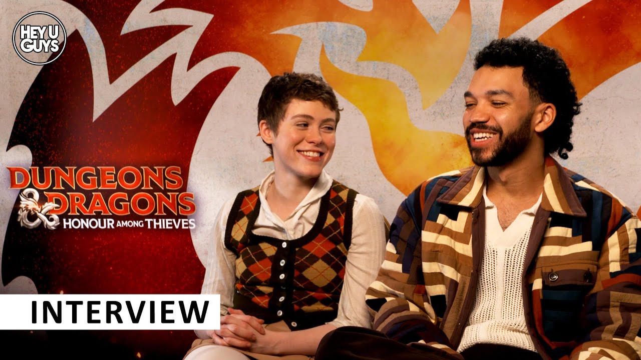 Sophia Lillis & Justice Smith Dungeons and Dragons: Honour Among Thieves on CG, D&D & on set stories