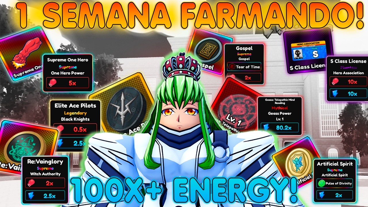 APÓS 1 SEMANA FARMANDO… ZEREI A UPDATE 24 e Passei de 100x ENERGY!