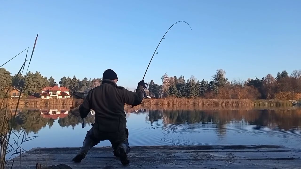 Daiwa Exceler Spin Wędka Spinningowa 2.70m 40-80g w akcji, branie i hol szczupaka 🙂