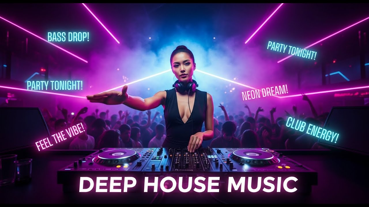 Deep House Music City Flow 🌌 Electronic Beats and Night Lights