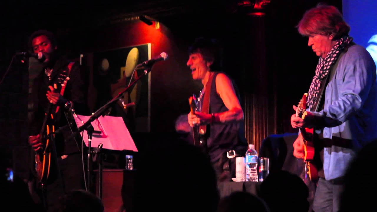 Gary Clark Jr. w/ Ronnie Wood and Mick Taylor ~ Cutting Room ~ 11.08.13
