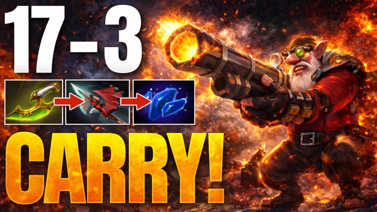 Sniper Carry, High Mobility Damage Build | Dota 2 Turbo