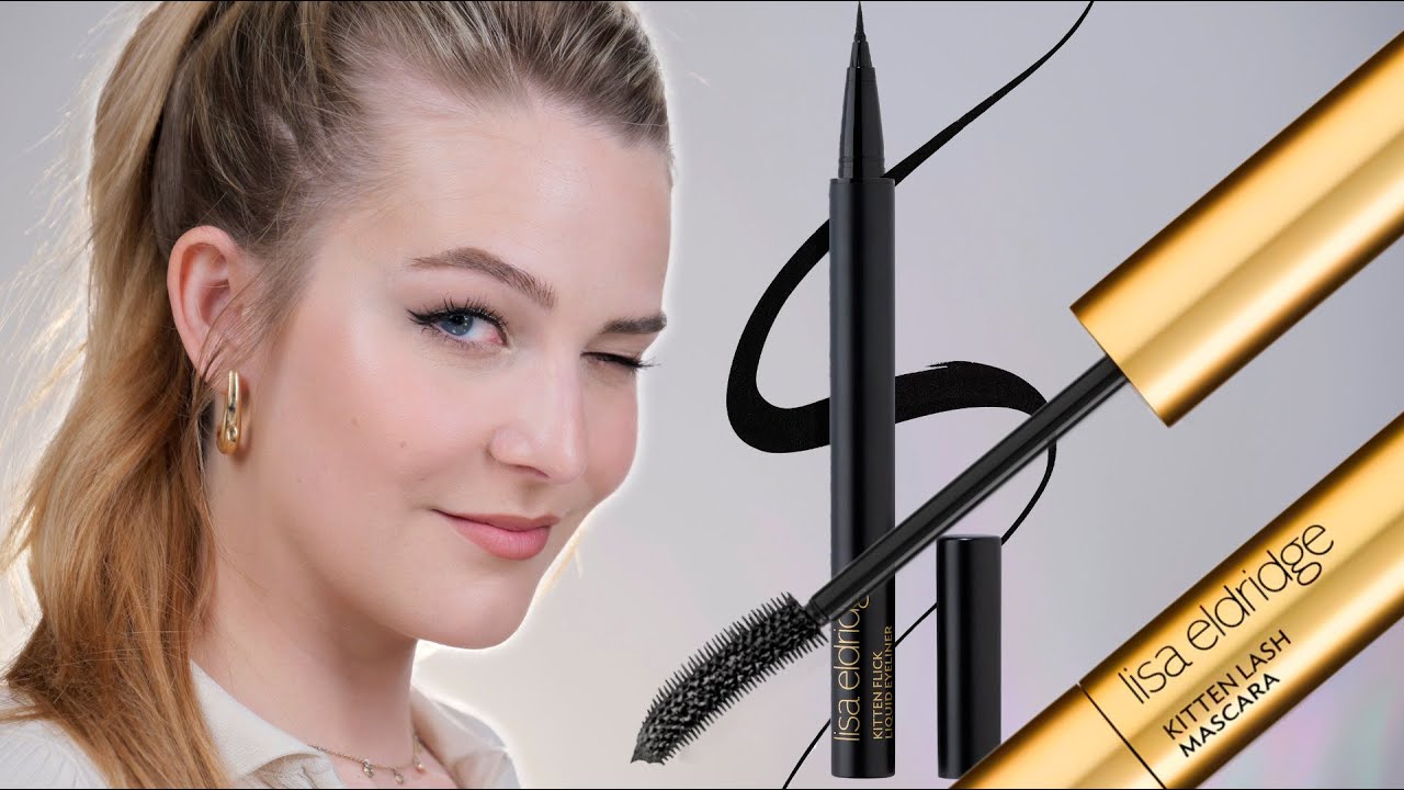 Kitten eyes, NEW mascara and eyeliner from Lisa Eldridge (review and test wear)   - Moody Eye Makeup