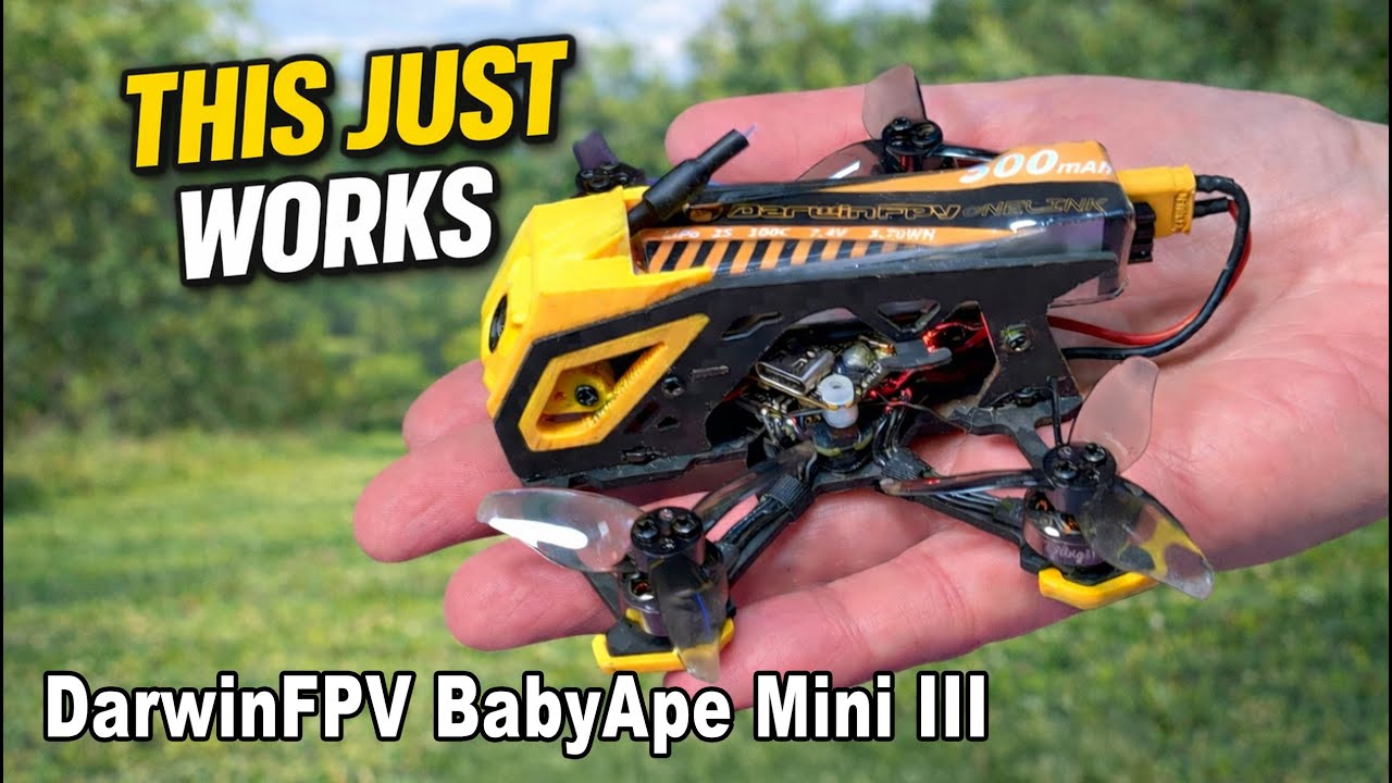 DarwinFPV BabyApe Mini III — размер не имеет значения для такого превосходного дрона.