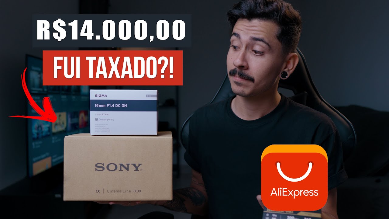 COMPRAS NO ALIEXPRESS - &Eacute; SEGURO? FUI TAXADO?