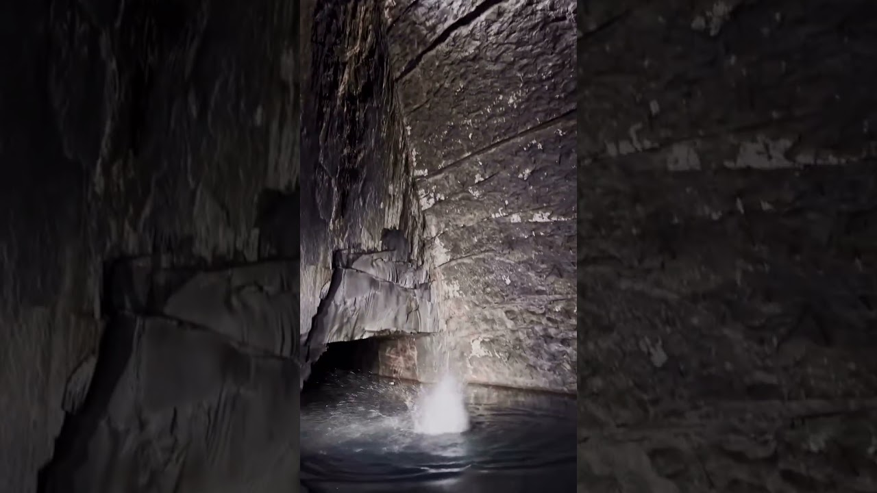 390 feet underground tunnels #swimming #swimming